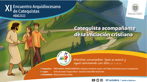 Participa en el XI Encuentro Arquidiocesano para catequistas el sábado 7 de octubre