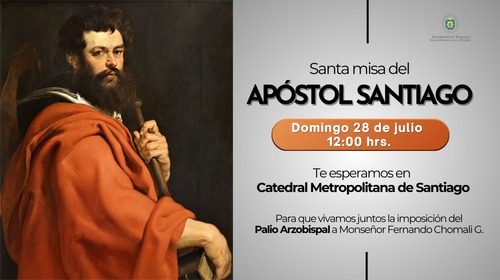 Celebremos la Fiesta del Apóstol Santiago en la Catedral este domingo 28 de julio