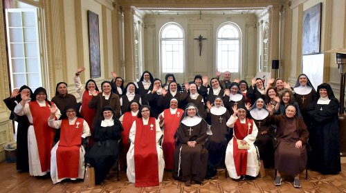 Religiosas de claustro de la Arquidiócesis se reunieron en la casa arzobispal