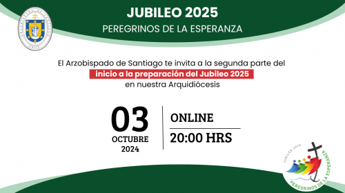 Invitación a la segunda jornada de Inicio de Preparación del Jubileo 2025