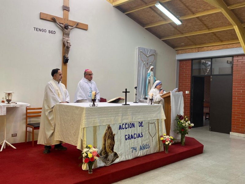 Hermanas Misioneras de la Caridad celebraron 74 años de fundación