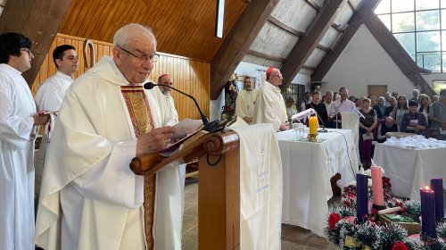 Comunidad de la población Jose María Caro celebró las bodas de plata del padre Sergio Naser